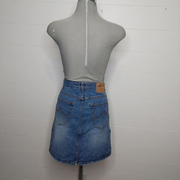 VINTAGE Agolde jean skirt size 29 - Picture 7 of 14